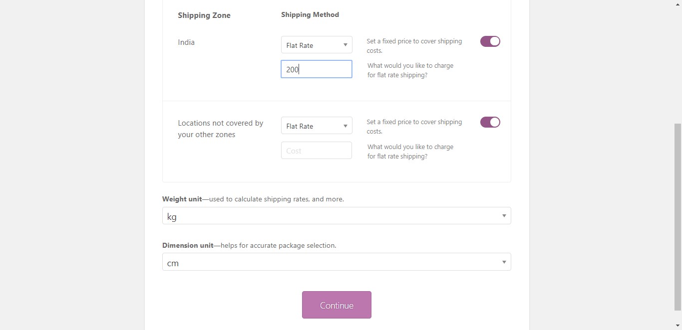 Woocommerce installation mein tax ki jankari bharna